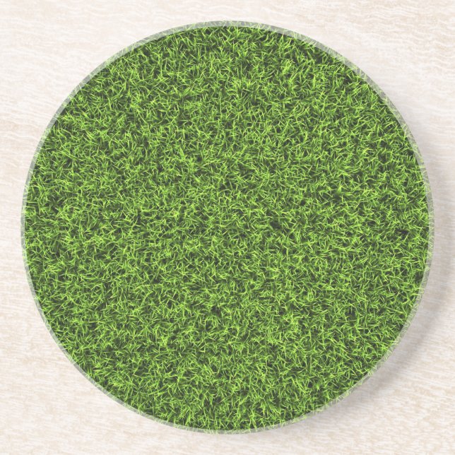 Grass Background Coaster (Front)