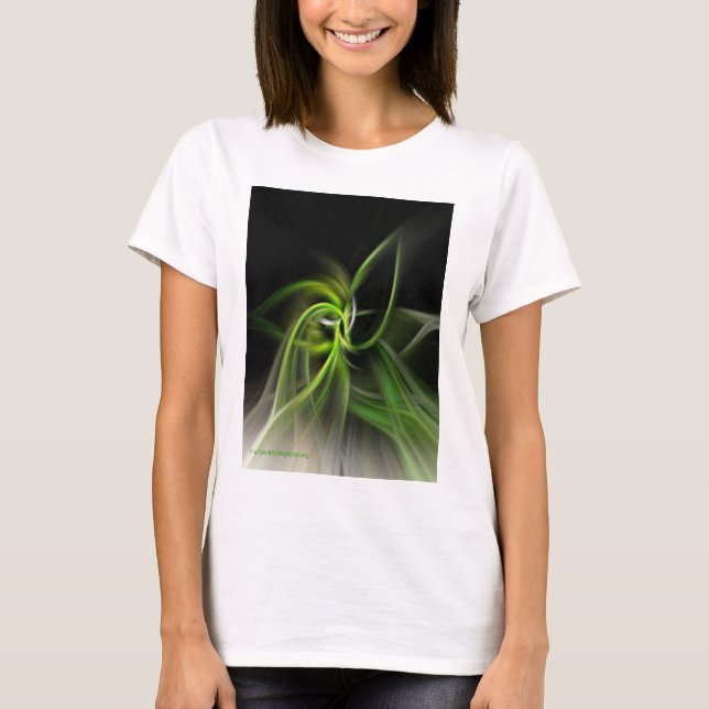 Grass Blade SpinArt T-Shirt (Front)