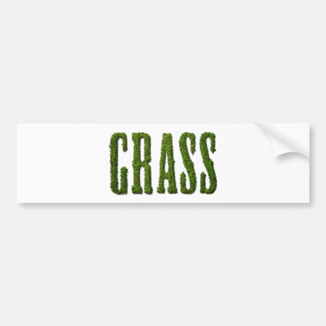 GRASS BUMPER STICKER (Front)