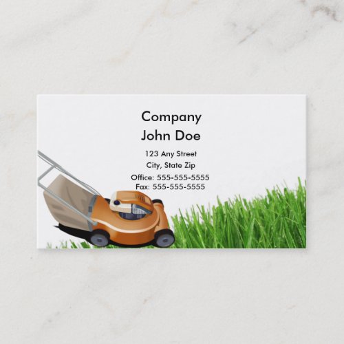 Grass Business Card
