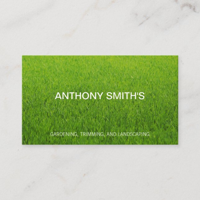 Grass Business Card (Front)