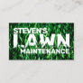 Grass cover lawn inspired  business card