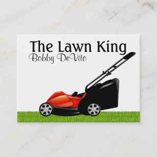 Grass Cutting / Landscaping / Lawn Service - SRF Business Card