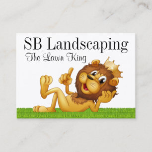 Grass Cutting / Landscaping / Lawn Service - SRF Business Card