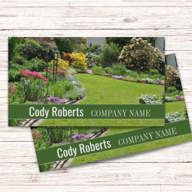 Grass cutting mowing lawn landscaper landscaping  business card (Grass cutting mowing lawn landscaper landscaping business card)