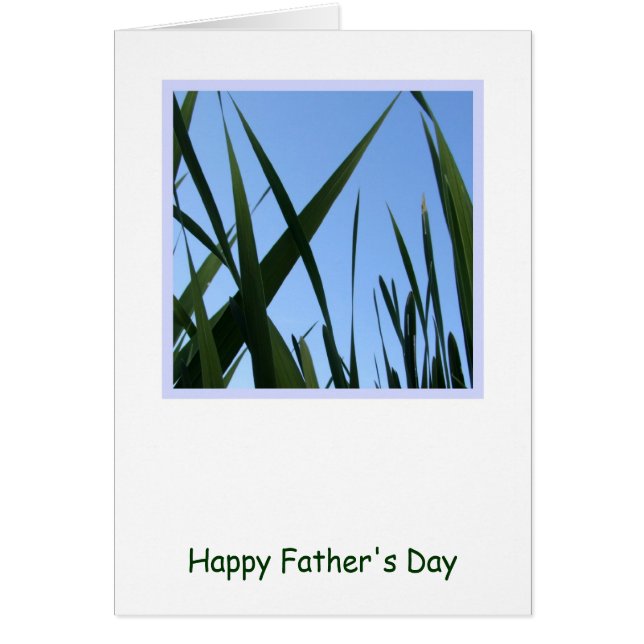 Grass Father's Day Card (Front)