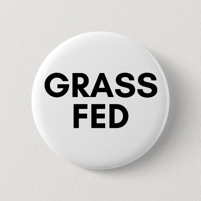 grass fed button (Front)
