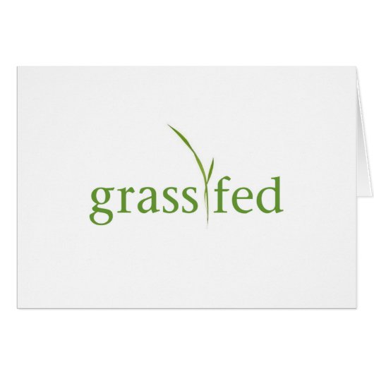 Grass Fed Card (Front Horizontal)
