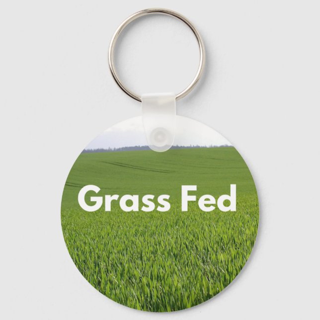 Grass Fed Keychain (Front)