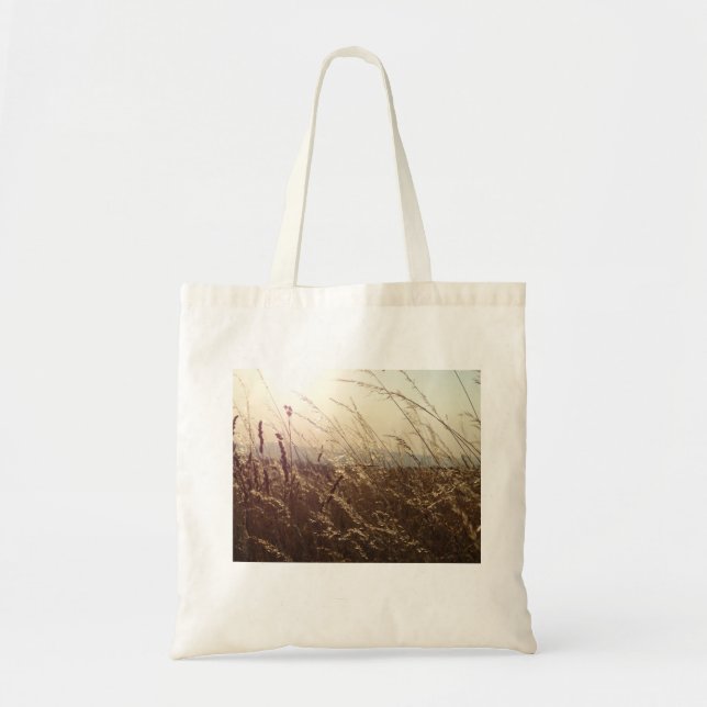 Grass Field Budget Tote Bag (Front)
