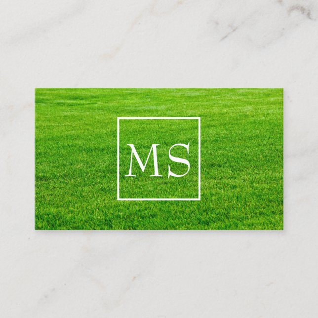 Grass Field Business Card (Front)
