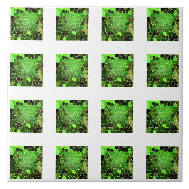Grass Green Ceramic Tile (Front)