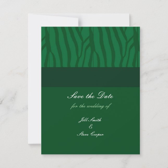 Grass Green Save the Date (Front)