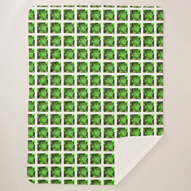 Grass Green Sherpa Blanket (Front)