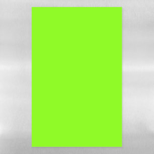 Grass Green Solid Color   Classic   Elegant Magnetic Dry Erase Sheet