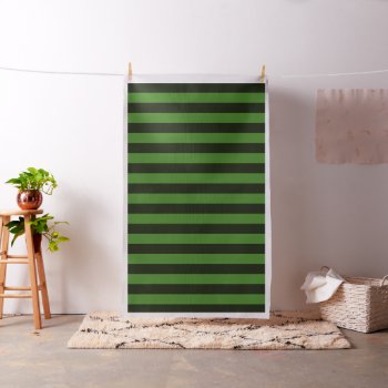 Grass Green Stripes Fabric by MustacheShoppe at Zazzle