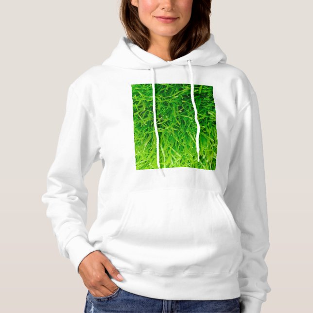 Grass Hooded Sweatshirt for Women (Front)