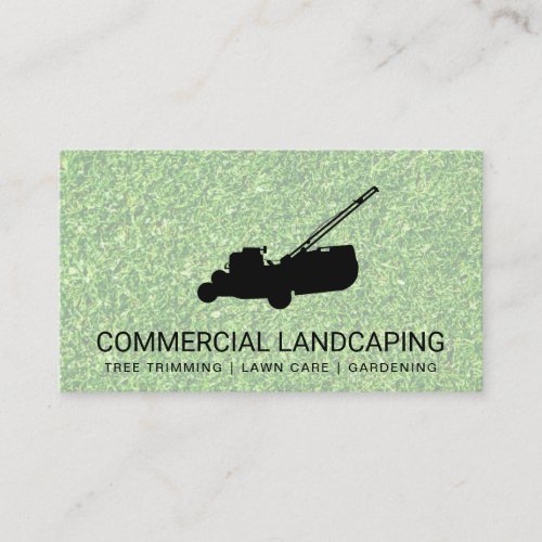 Grass  Lawn Mower Business Card