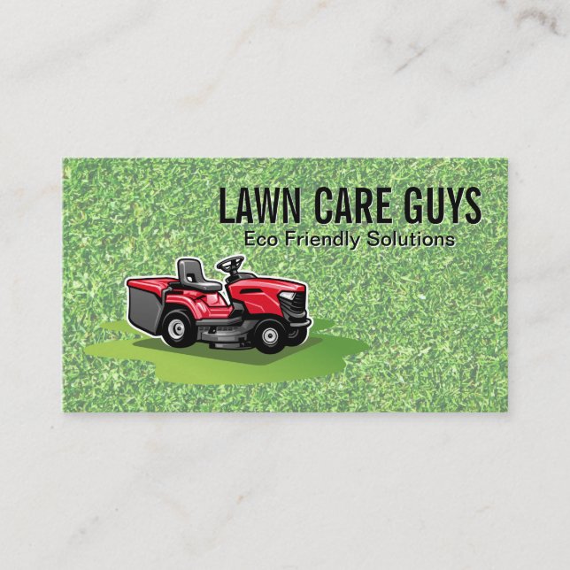 Grass | Lawnmower Business Card (Front)