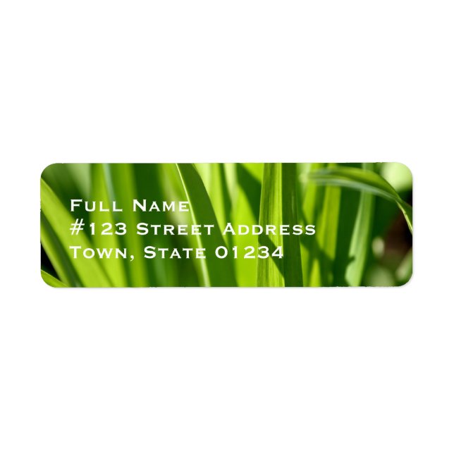 Grass Mailing Labels (Front)
