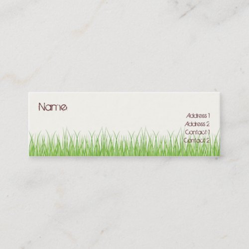 Grass Business Cards