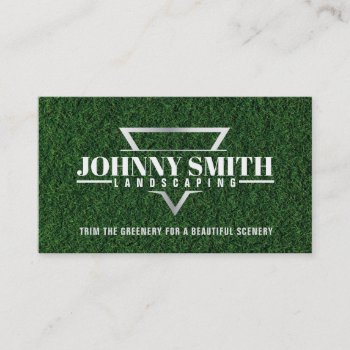 Grass Mower Slogans Business Cards by MsRenny at Zazzle