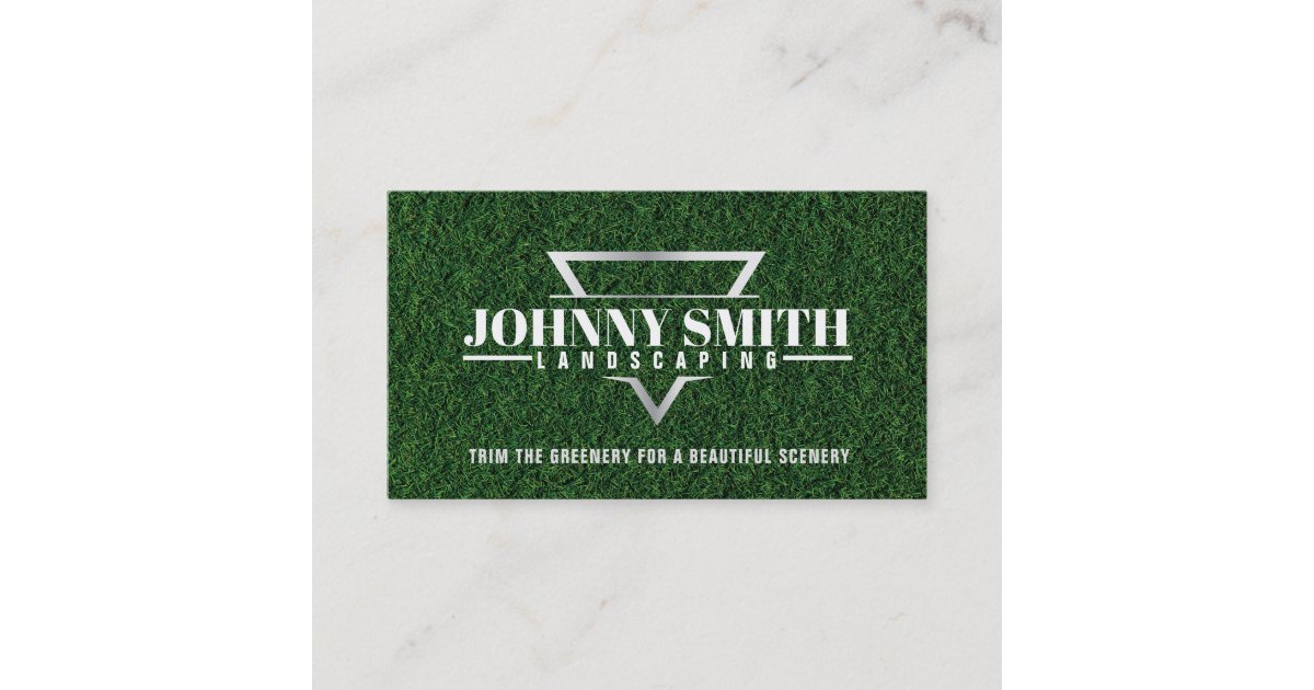 Grass Mower Slogans Business Cards | Zazzle