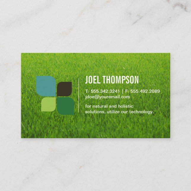Grass Natural Business Card (Front)