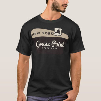 Grass Point State Park New York Welcome Sign T-Shirt