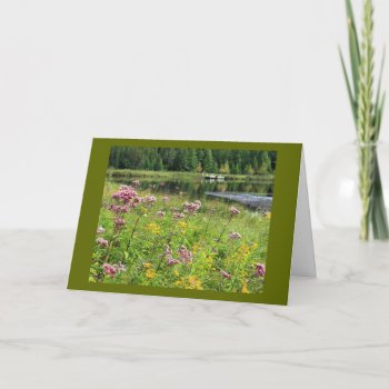 Grass River Birthday Card by Considernature at Zazzle