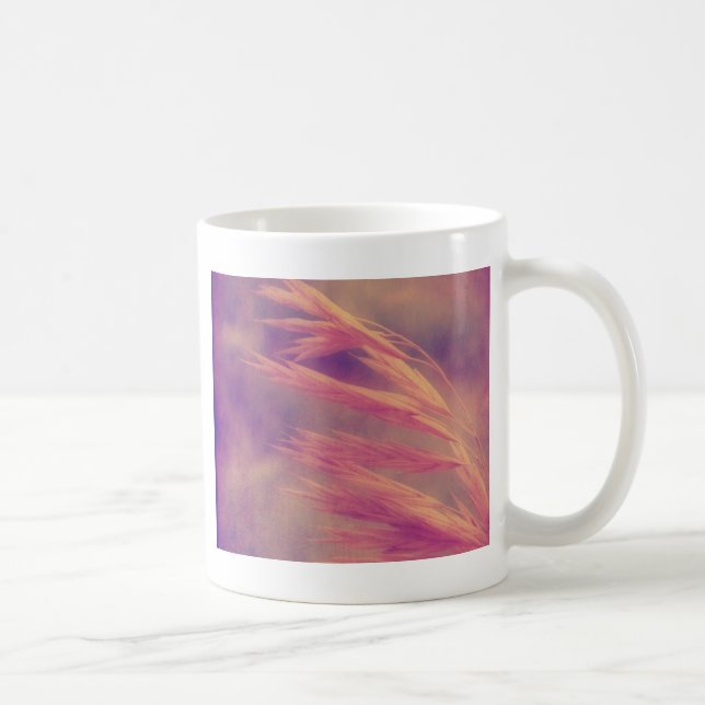 Grass Seed Purple Haze Digital Art Coffee Mug (Right)