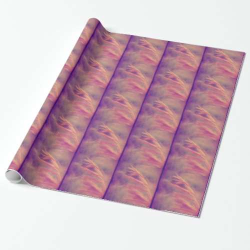 Grass Seed Purple Haze Digital Art Wrapping Paper