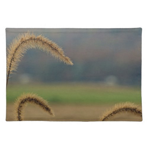 Grass Seed Stalks Cloth Placemat