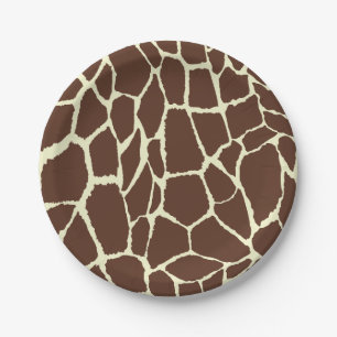 Grass Skin Pattern Paper Plates