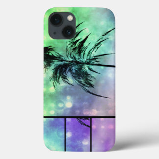 Grass Sparkle Purple N Aqua iPad Case