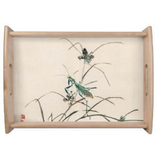 Grasshopper by Kōno Bairei Serving Tray