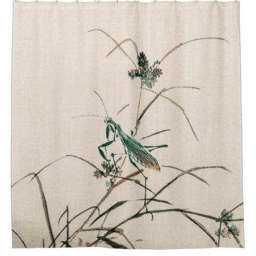 Grasshopper by KÅno Bairei  Shower Curtain