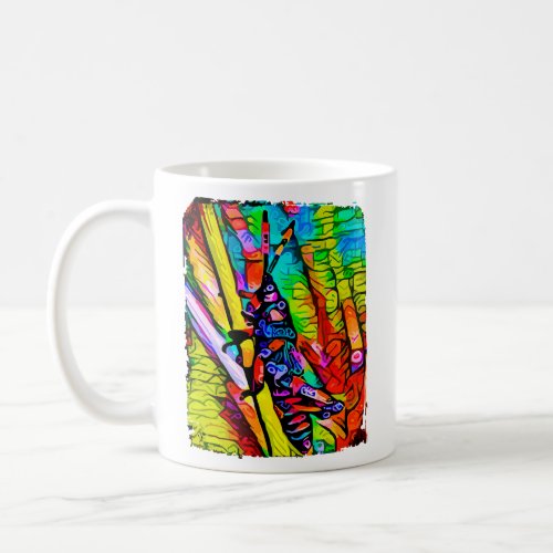 Grasshopper chilling on a meadow 2 Insect  Coffee Mug