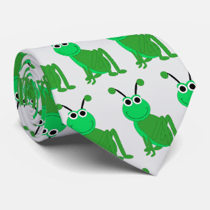 Grasshopper Design Neck Tie