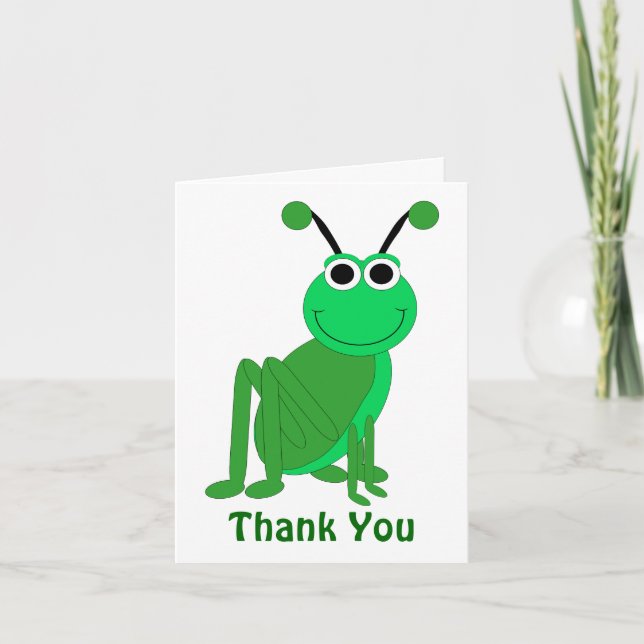 Grasshopper Design Thank You Card (Front)