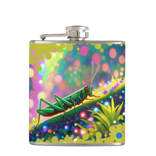 Grasshopper Flask (Front)