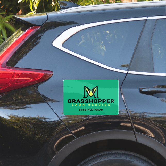 Grasshopper Mascot Logo | Business  Sticker (Car Side)