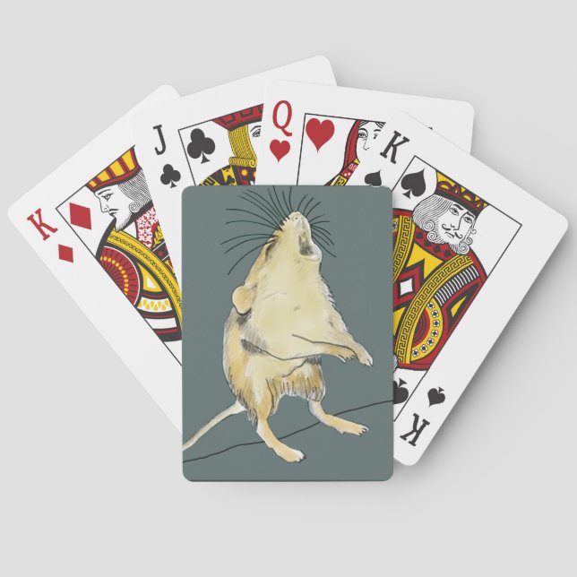 Grasshopper Mouse Poker Cards (Back)