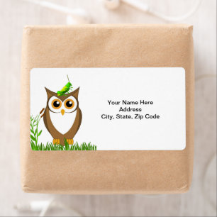 Grasshopper Owl Labels