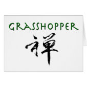 Grasshopper with "Zen" symbol (Front Horizontal)
