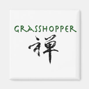Grasshopper with "Zen" symbol Magnet