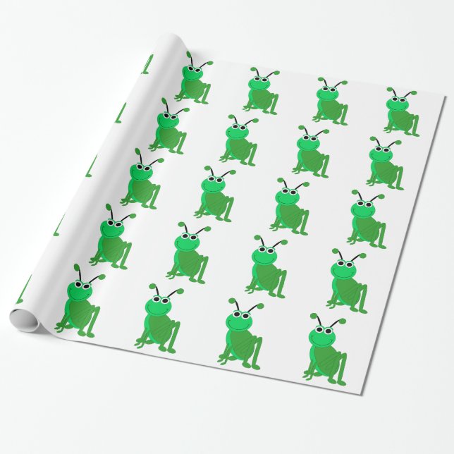 Grasshopper Wrapping Paper (Unrolled)