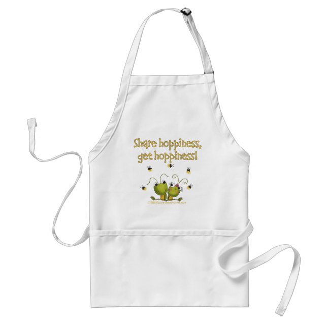 Grasshoppers Share Hoppiness Adult Apron (Front)