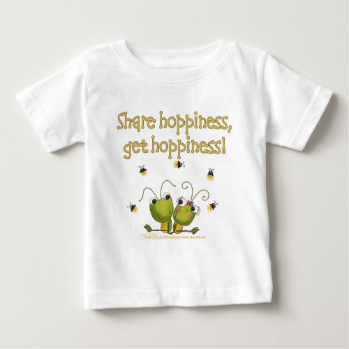 Grasshoppers Share Hoppiness Baby T_Shirt