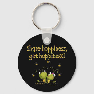 Grasshoppers Share Hoppiness Keychain